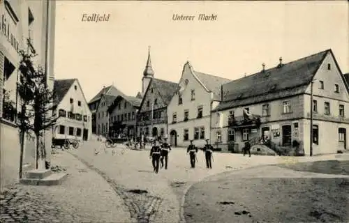 Ak Hollfeld in der Fränkischen Schweiz, Unterer Markt