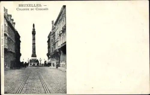 Ak Brüssel Brüssel, Kongresssäule