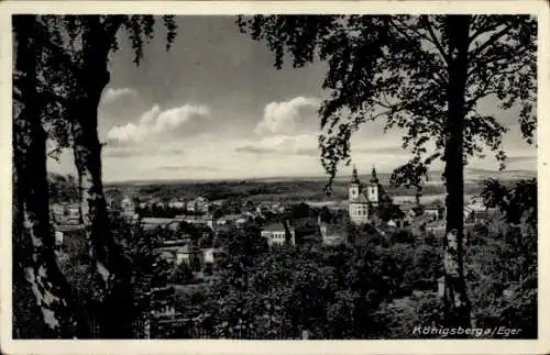 Ak Kynšperk nad Ohří Königsberg an der Eger Region Karlsbad, Gesamtansicht