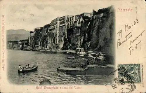 Ak Sorrento Campania, Hotel Tramontano e casa del Tasso