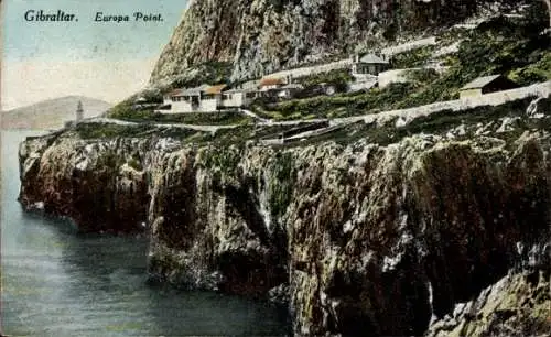 Ak Gibraltar, europäischer Punkt
