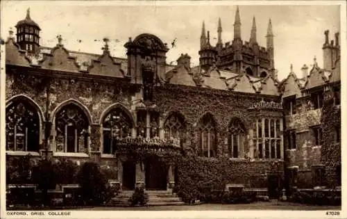 Ak Oxford Oxfordshire England, Oriel College