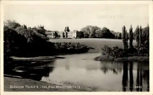 Ak Woodstock Oxfordshire England, Blenheim Palace, See