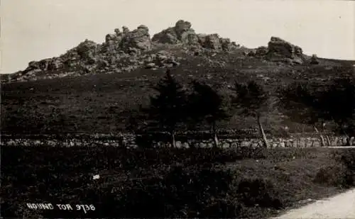 Ak Dartmoor Devon England, Hound Tor