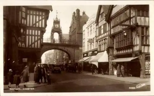 Ak Chester Cheshire England, Eastgate Street