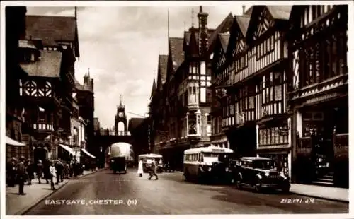 Ak Chester Cheshire England, Eastgate Street