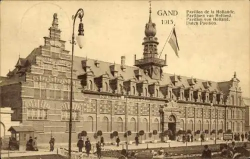 Ak Gent Gent Ostflandern, Internationale Ausstellung 1913, Holland Pavilion