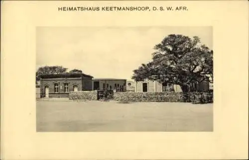 Ak Keetmanshoop Deutsch Südwest Afrika, Heimatshaus, Zum Besten des Frauenbundes