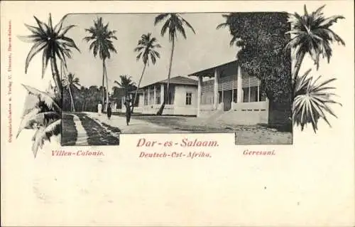 Ak Daressalam Dar es Salaam Tansania, Villenkolonie Geresani