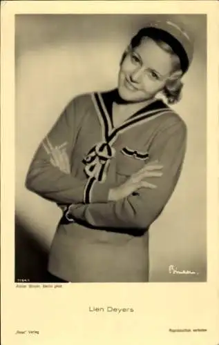 Ak Schauspielerin Lien Deyers, Portrait, Ross Verlag 7194 1