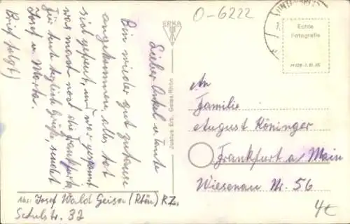 Ak Geisa in der Rhön Thüringen, Gesamtansicht