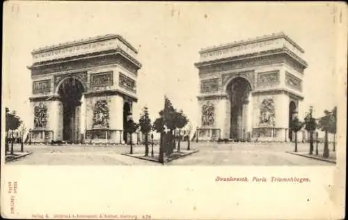 Stereo Ak Paris VIII, Triumphbogen