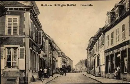 Ak Puttelange-lès-Thionville Püttlingen Lothringen Moselle, Hauptstraße