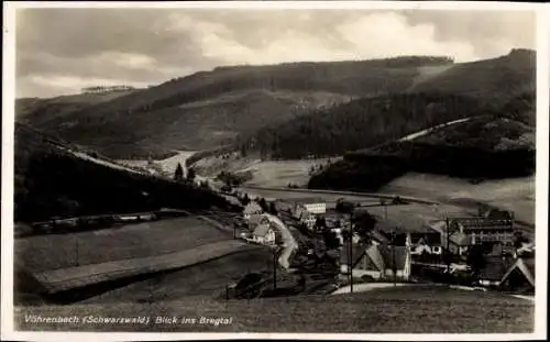 Ak Vöhrenbach im Schwarzwald Baden, Panorama, Bregtal