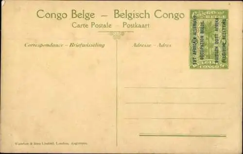 Ganzsachen Ak Rutshuru Belgisch Kongo Demokratische Republik Kongo Zaire, Le Poste