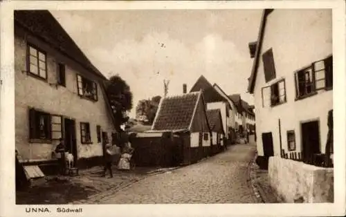Ak Unna in Westfalen, Südwall