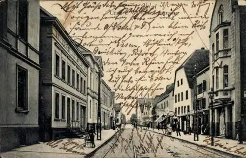 Ak Unna in Westfalen, Massenerstraße