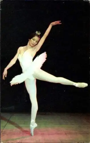Ak Russische Ballerina, Schwanensee