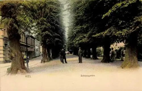 Ak Kiel in Schleswig Holstein, Schlossgarten
