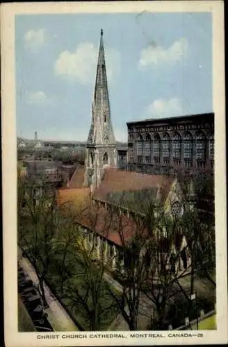 Ak Montreal Quebec Kanada, Christ Church Cathedral