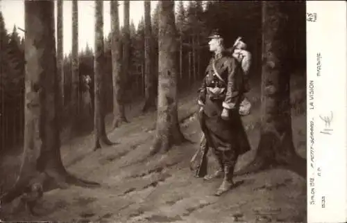 Künstler Ak Petit Berard, La Vision