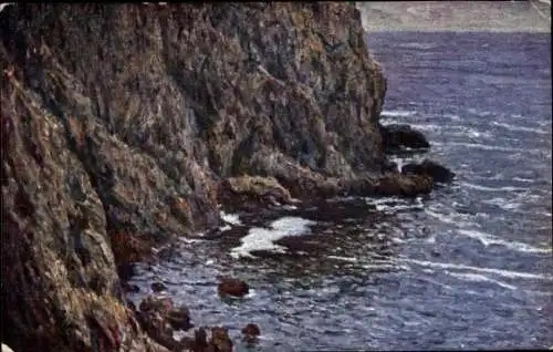 Künstler Ak Tkatchenko, Die Felsen am Ozean