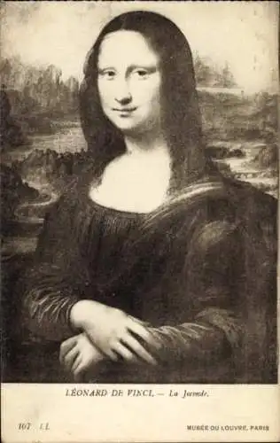 Künstler Ak da Vinci, Leonardo, La Joconde, Mona Lisa