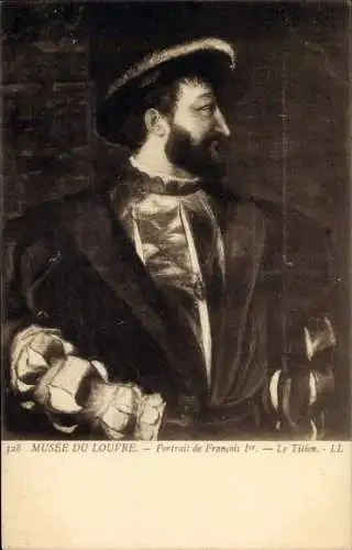 Künstler Ak Tizian, Portrait Francois I