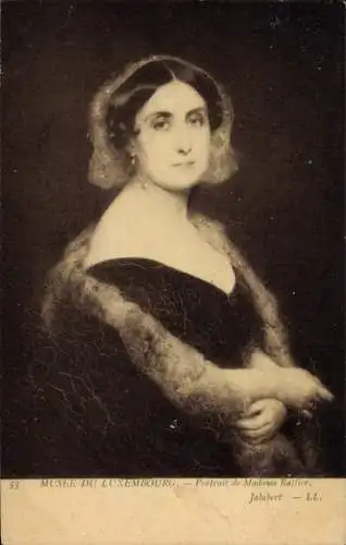 Künstler Ak Jalabert, Portrait de Madame Rattier