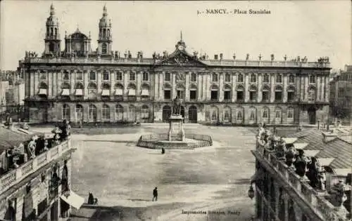 Ak Nancy Meurthe et Moselle, Place Stanislas