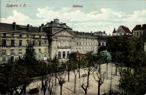 Ak Saverne Zabern Elsass Bas Rhin, Schloss