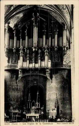 Ak Albi Tarn, Les Orgues de la Cathedrale