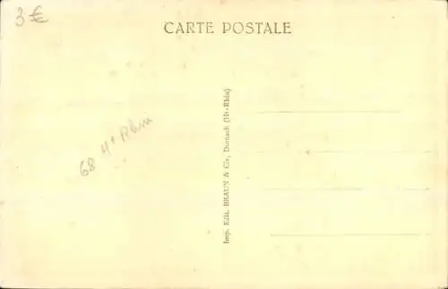 Ak Colmar Kolmar Elsass Haut Rhin, Renaissance-Balkon