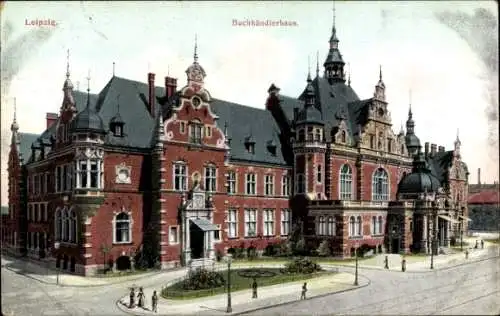 Ak Leipzig in Sachsen, Buchhändlerhaus