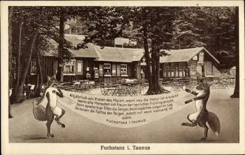 Ak Königstein im Taunus Hessen, Fuchstanz