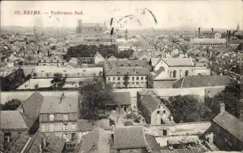 Ak Reims-Marne, Panorama