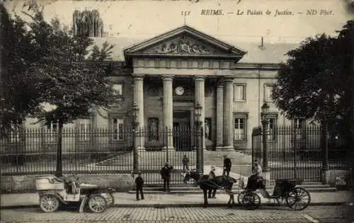 Ak Reims-Marne, Palais de Justice