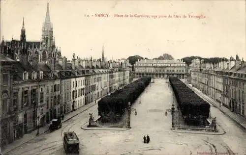 Ak Nancy Meurthe et Moselle, Place de la Carriere