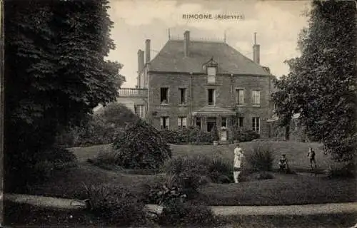 Ak Rimogne Ardennes, Villa