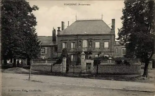 Ak Rimogne Ardennes, Villa