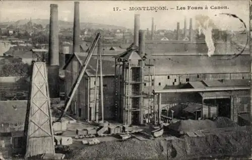 Ak Montluçon Allier, Les Fours a Canon