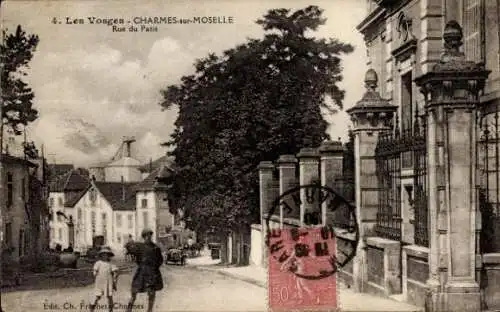 Ak Charmes sur Moselle Vosges, Rue du Patis
