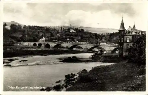 Ak Trier an der Mosel, Kaiser Wilhelm Brücke