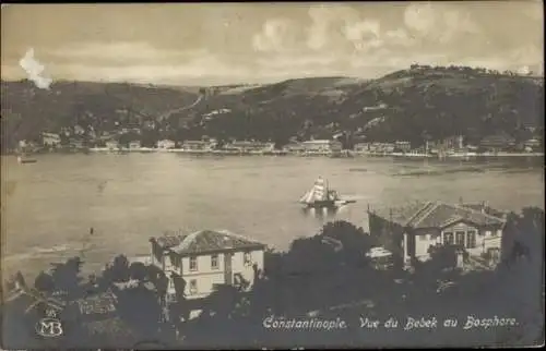 Ak Konstantinopel Istanbul Türkei, Bosporus, Bebek