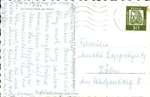 Ak Linz am Rhein, Neustraße, Turm, Tor