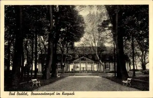Ak Bad Bocklet in Unterfranken, Kurpark, Brunnentempel