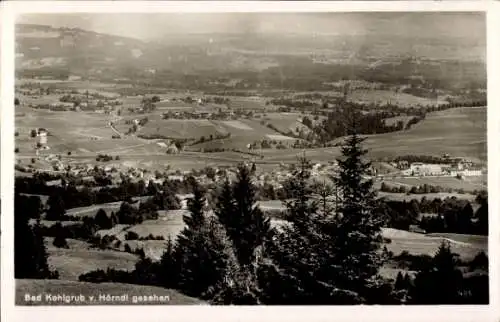 Ak Bad Kohlgrub in Oberbayern, Totalansicht, Blick von Hörndl