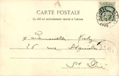 Ak Épinal Lothringen Vosges, Präfektur