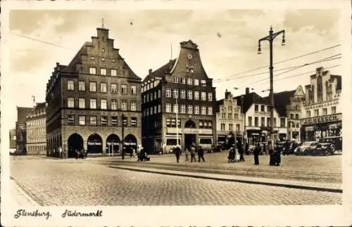 Ak Flensburg in Schleswig Holstein, Südermarkt