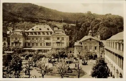 Ak Bad Bertrich an der Mosel Eifel, Kurhotel, Kurplatz